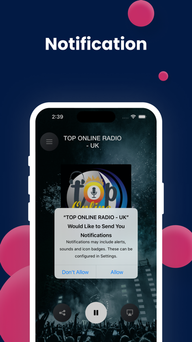 TOP ONLINE RADIO - UK Screenshot