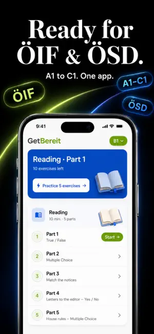 GetBereit: ÖIF + ÖSD Prep screenshot 1