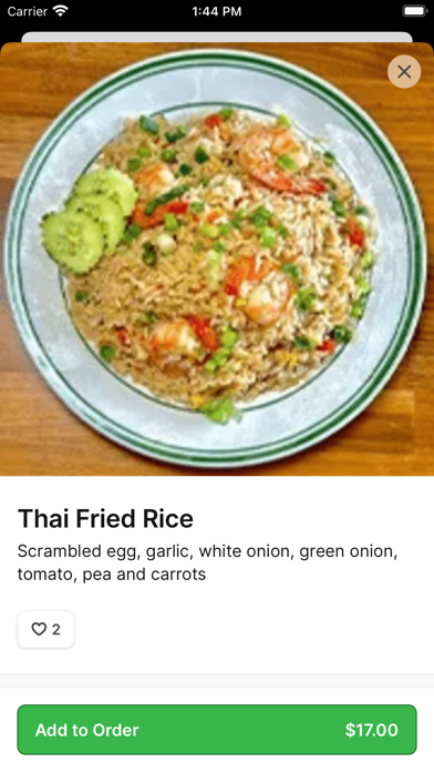 Beelicious Thai Cuisine iPhone screenshot 4 - Food & Drink app