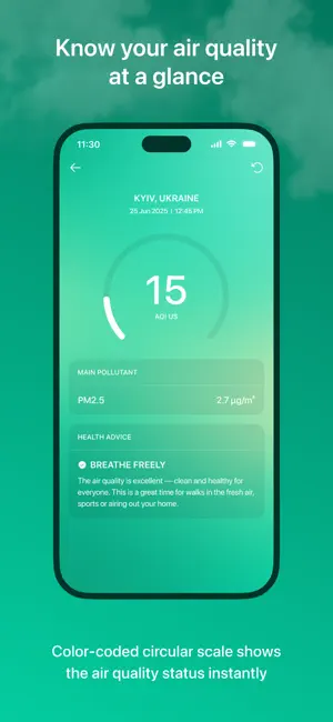 OxyWidget: Is Your Air Safe? screenshot 2