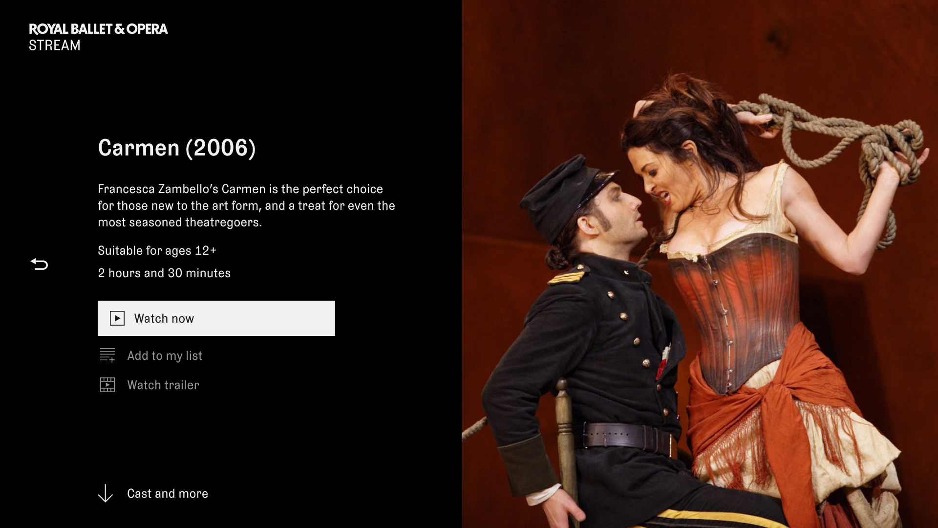 Royal Ballet and Opera Stream screenshot 8