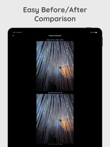 Simple Photo Compressor iPad screenshot