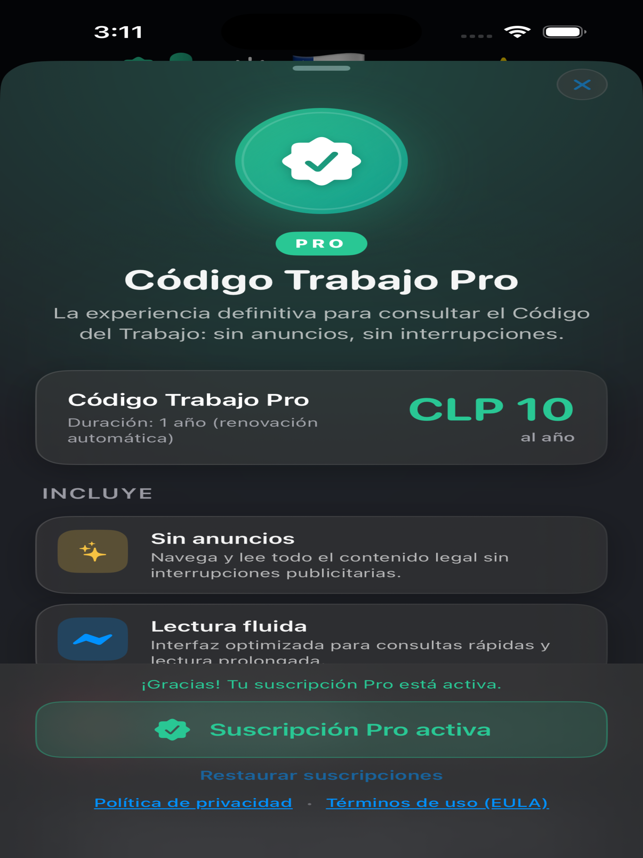 Código Trabajo de Chile screenshot 15
