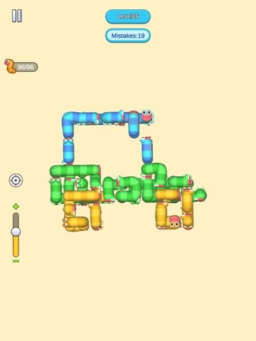 Snake Entangle Puzzle iPad screenshot