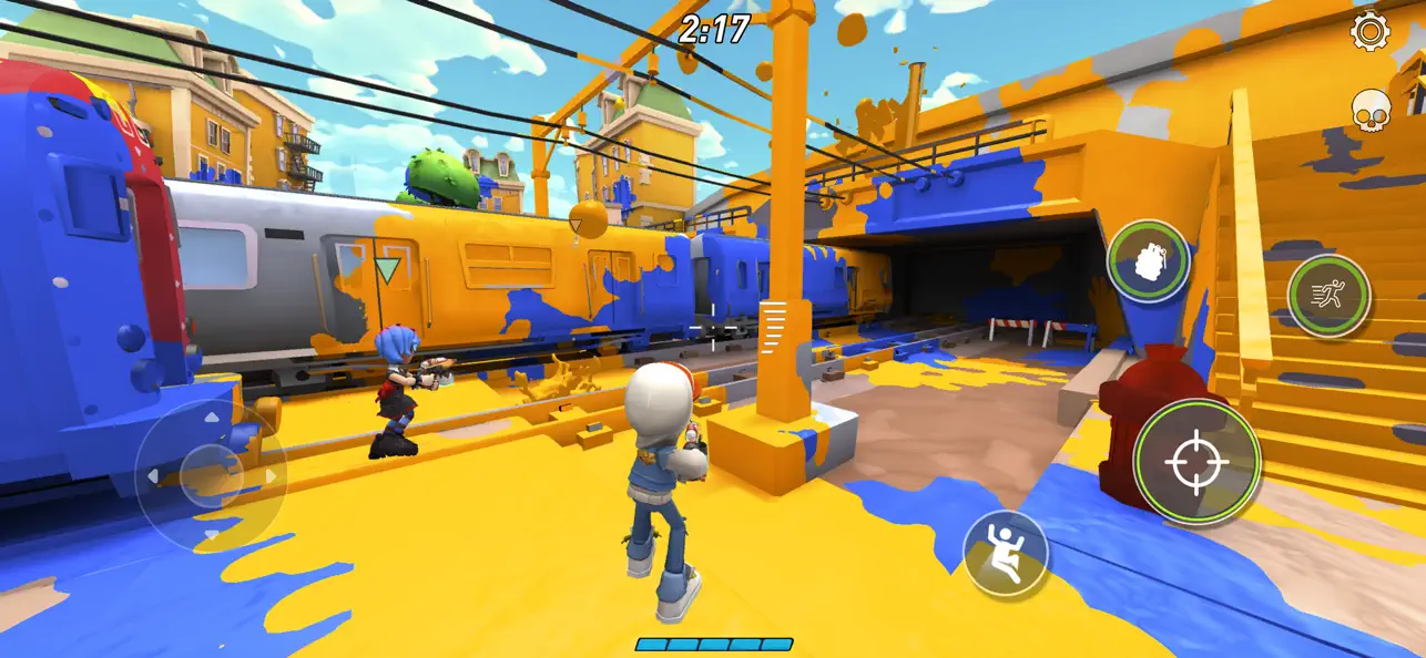 Paint Brawl : Color of War iOS Mod IPA screenshot 1 - iOS game interface