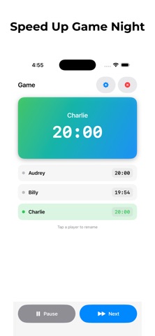 Tabletop Timekeeper screenshot