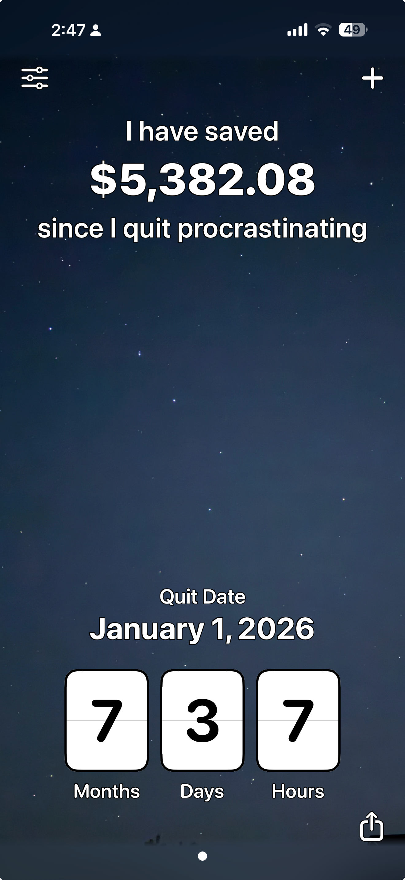 Quitter screenshot 2