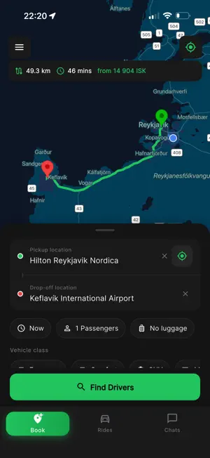 Flott Taxi screenshot 2
