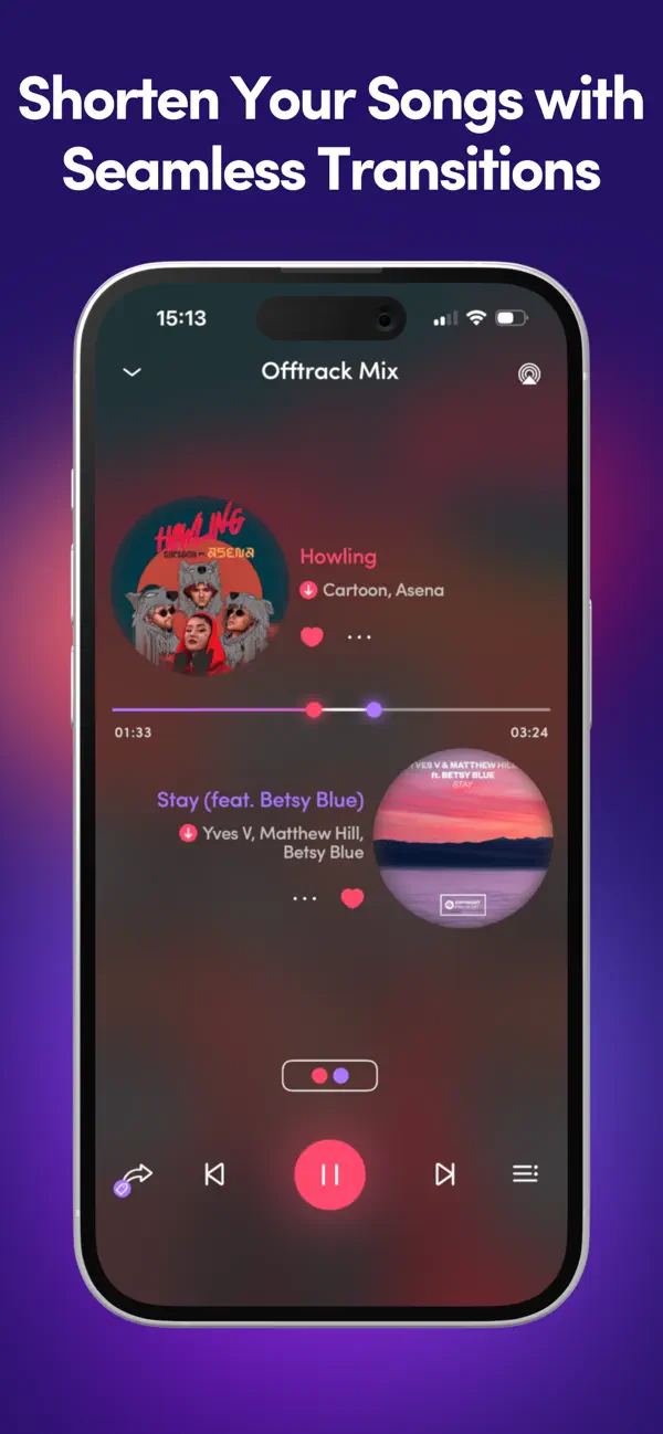 Screenshot #1 pour Offtrack: l'application DJ IA