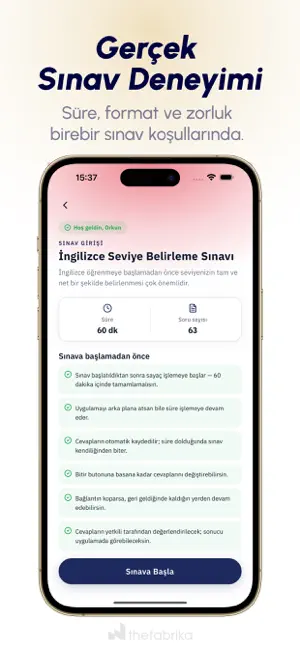 Akademik - Dil Seviye Testi screenshot 3
