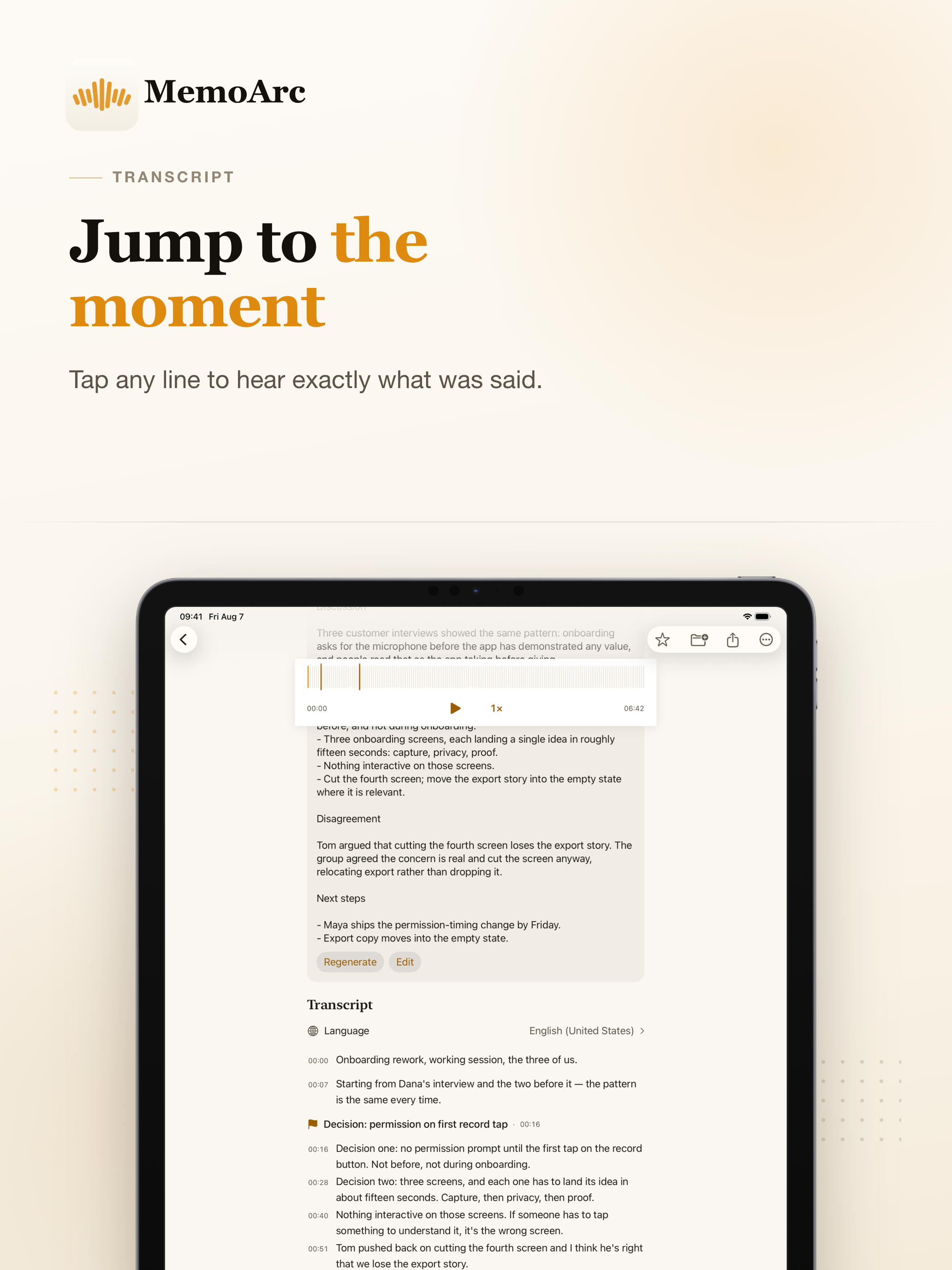 MemoArc: Offline Voice Notes screenshot 15
