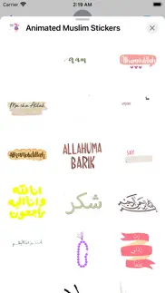 animated muslim stickers iphone screenshot 4