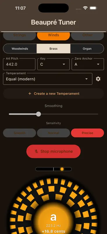 Beaupré Stimmgerät screenshot 3 of 10