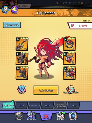 Hardcore Leveling Warrior iPad screenshot