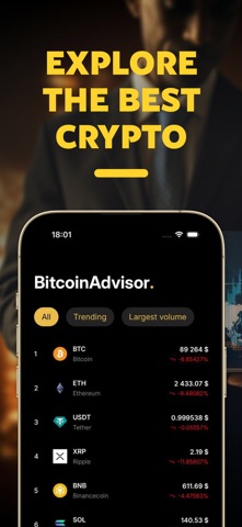 BITCOIN CRYPTO ADVISOR screenshot