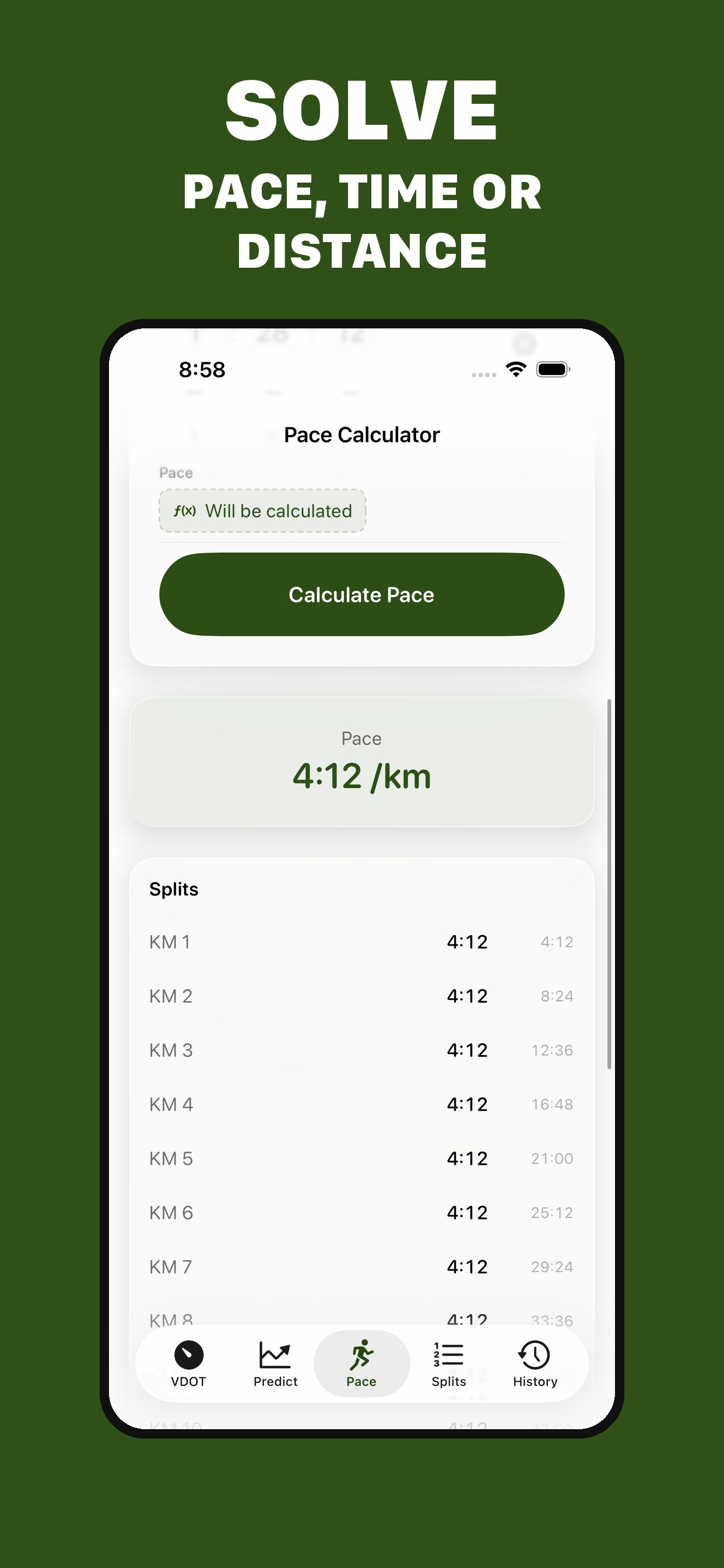 Pace Calculator: Pacesmith screenshot 3