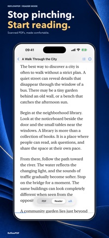 ReflowPDF: PDF Reader Mode Screenshot 1 of 6