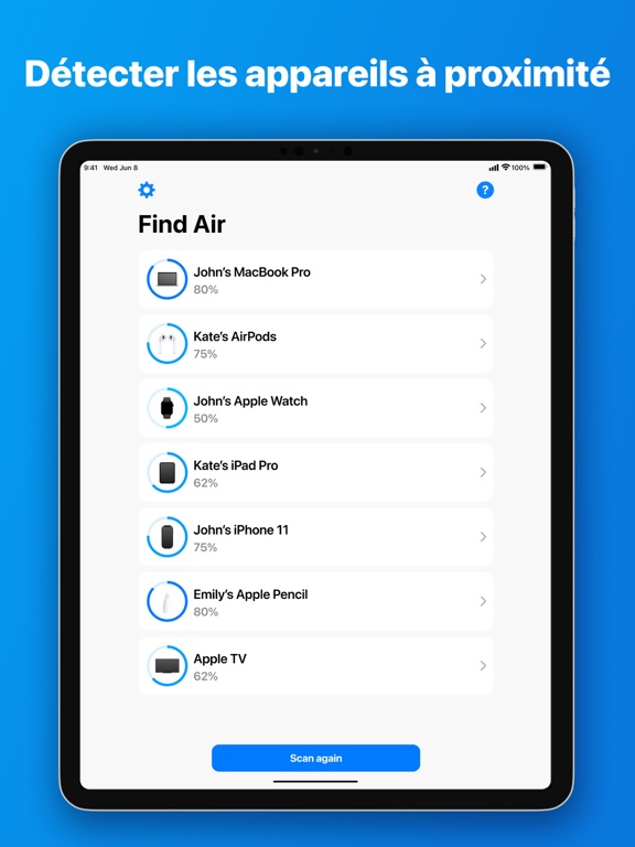 Screenshot #5 pour Find Air: Localiser Appareil