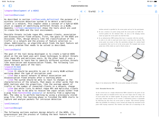 Screenshot #4 pour VerbTeX LaTeX Editor