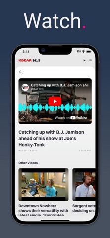 KBEAR 92.3 iPhone screenshot