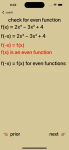 Even and Odd Polynomials screenshot #4 for iPhone