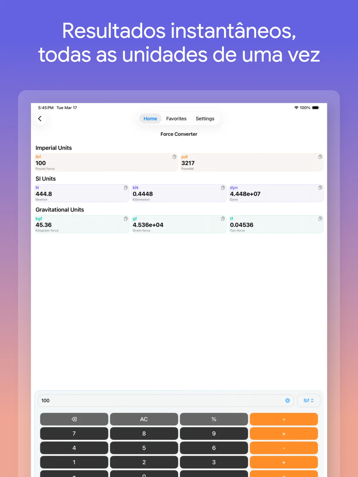 Unit Converter Max iPad screenshot 1