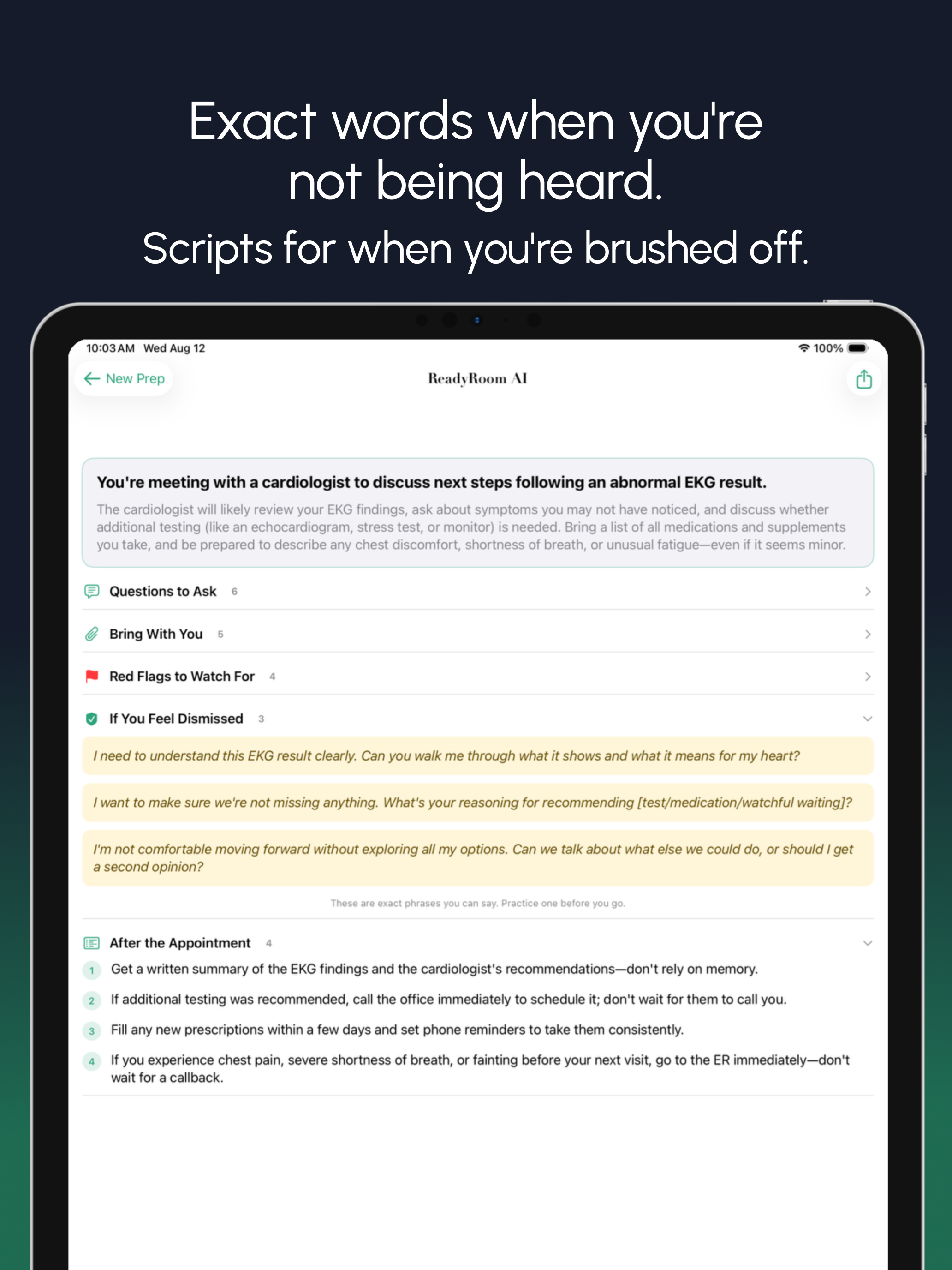 ReadyRoom AI screenshot 12