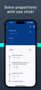 Solve proportions screenshot #1 for iPhone