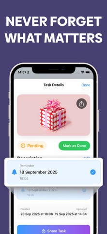 Daily task manager:TaskSnapper screenshot
