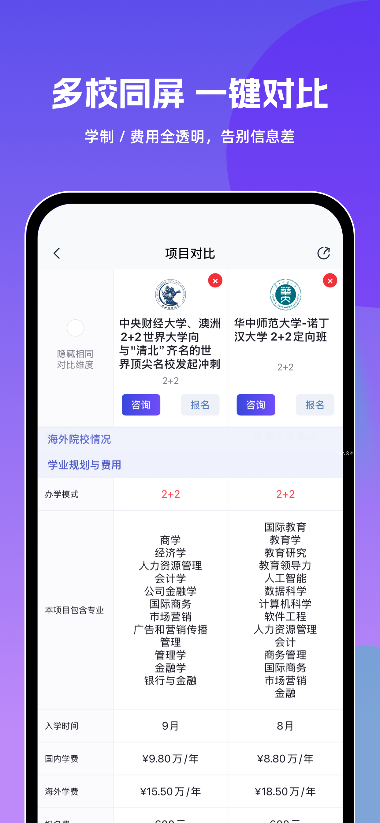 前程留学｜国际本科出国留学成人本科考研择校 screenshot 2