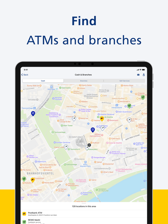 Postbank iPad screenshot 7 - Finance app
