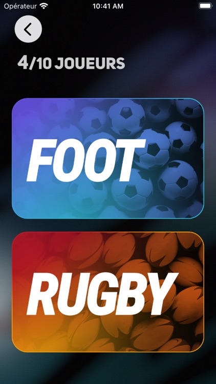 SAQ - Sport App Quiz