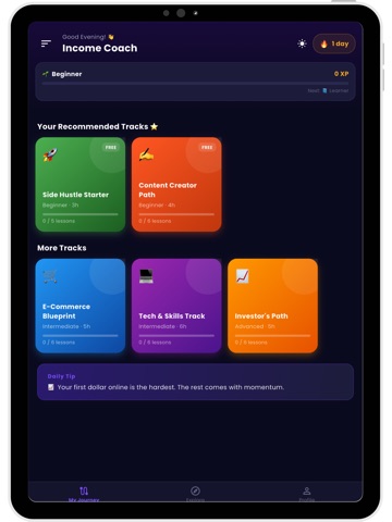 Passive Income Guide & Coach iPad screenshot
