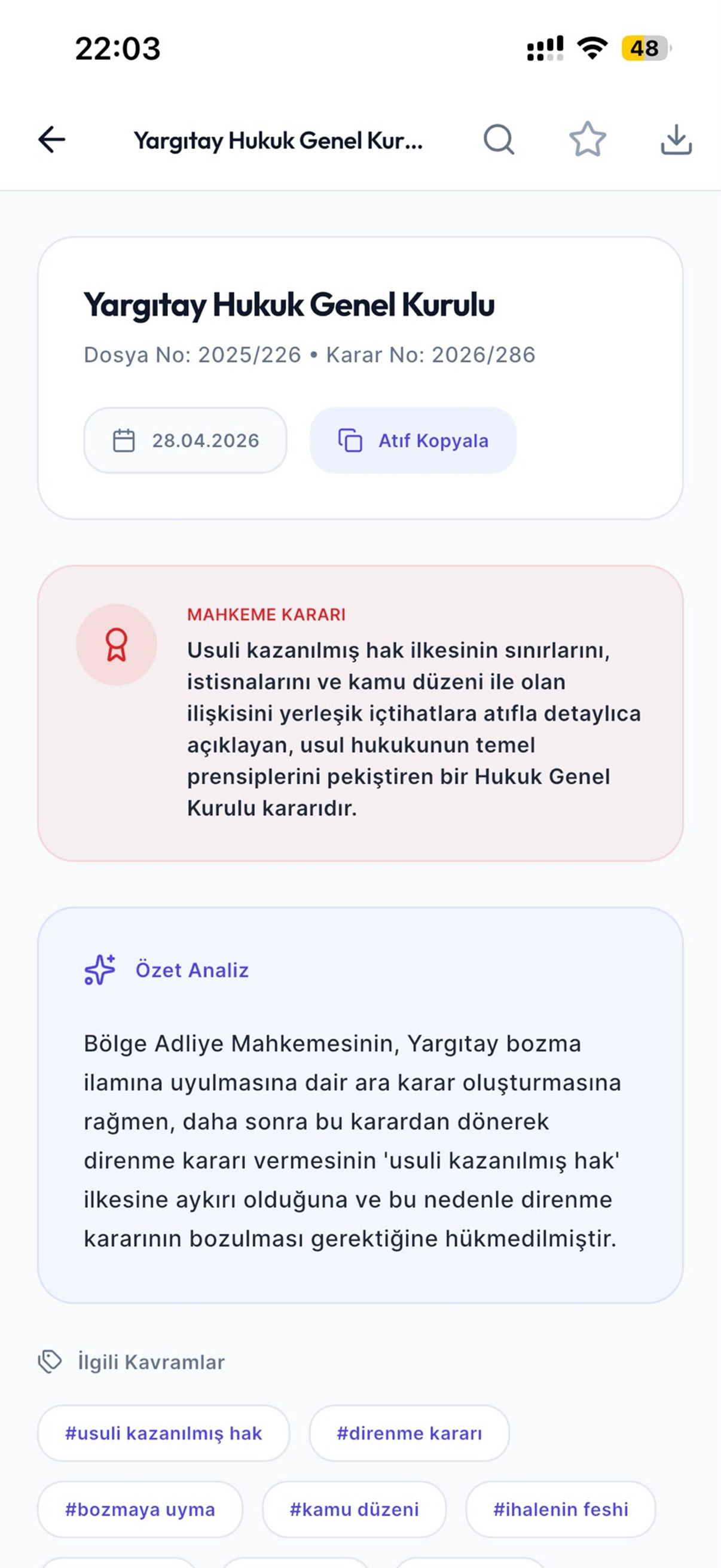 Kanun Yolu - Hukuk Asistanı screenshot 3