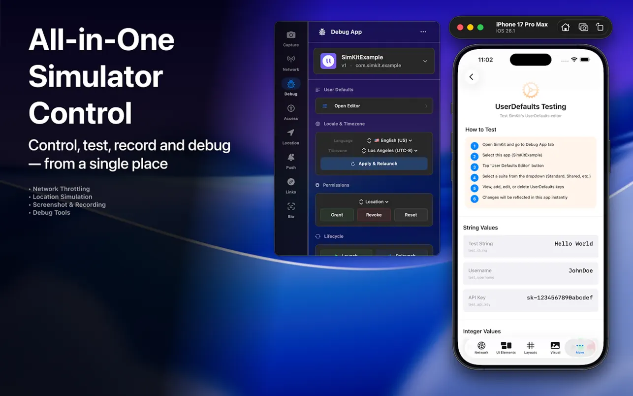 #1. SimKit — Simulator Toolkit (macOS) Bởi: Emre Can Altaca