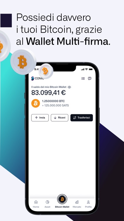 Conio: Wallet Bitcoin e Cripto