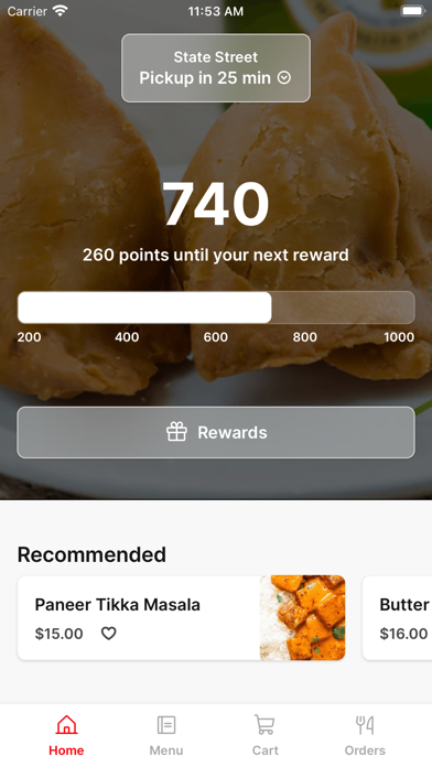 Spicee Bite To Go iPhone screenshot 1 - Food & Drink app