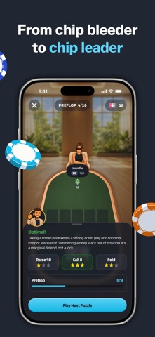 Poker Skill - Learn Holdem iPhone screenshot
