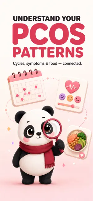 PCOS Tracker & Diary: Pandy screenshot 1