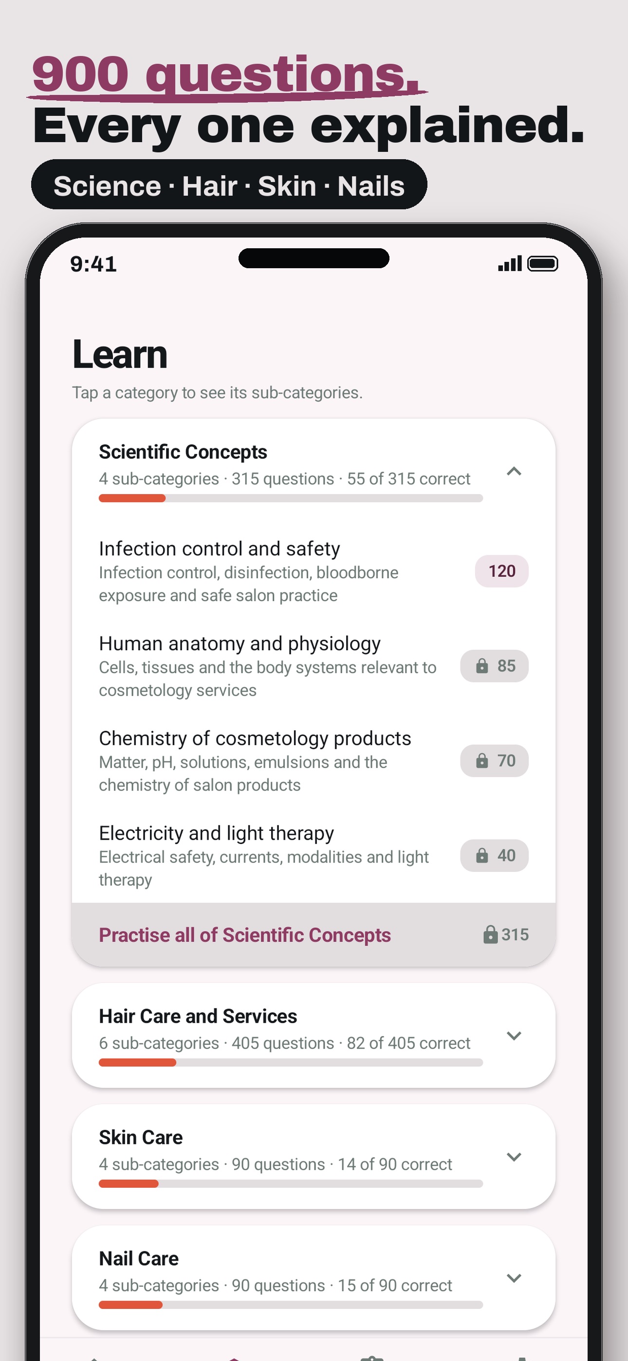 Screenshot 2 of Cosmetology Prep Coach