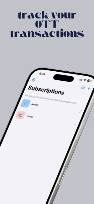 Choe – Subscription Tracker screenshot 1