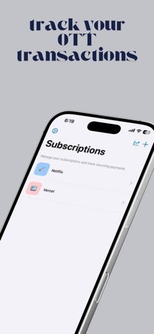 Choe – Subscription Tracker Screenshot 1 of 5