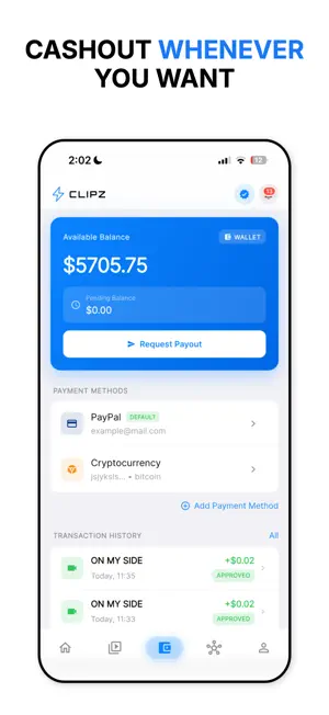 CLIPZ - Get paid for views screenshot 2