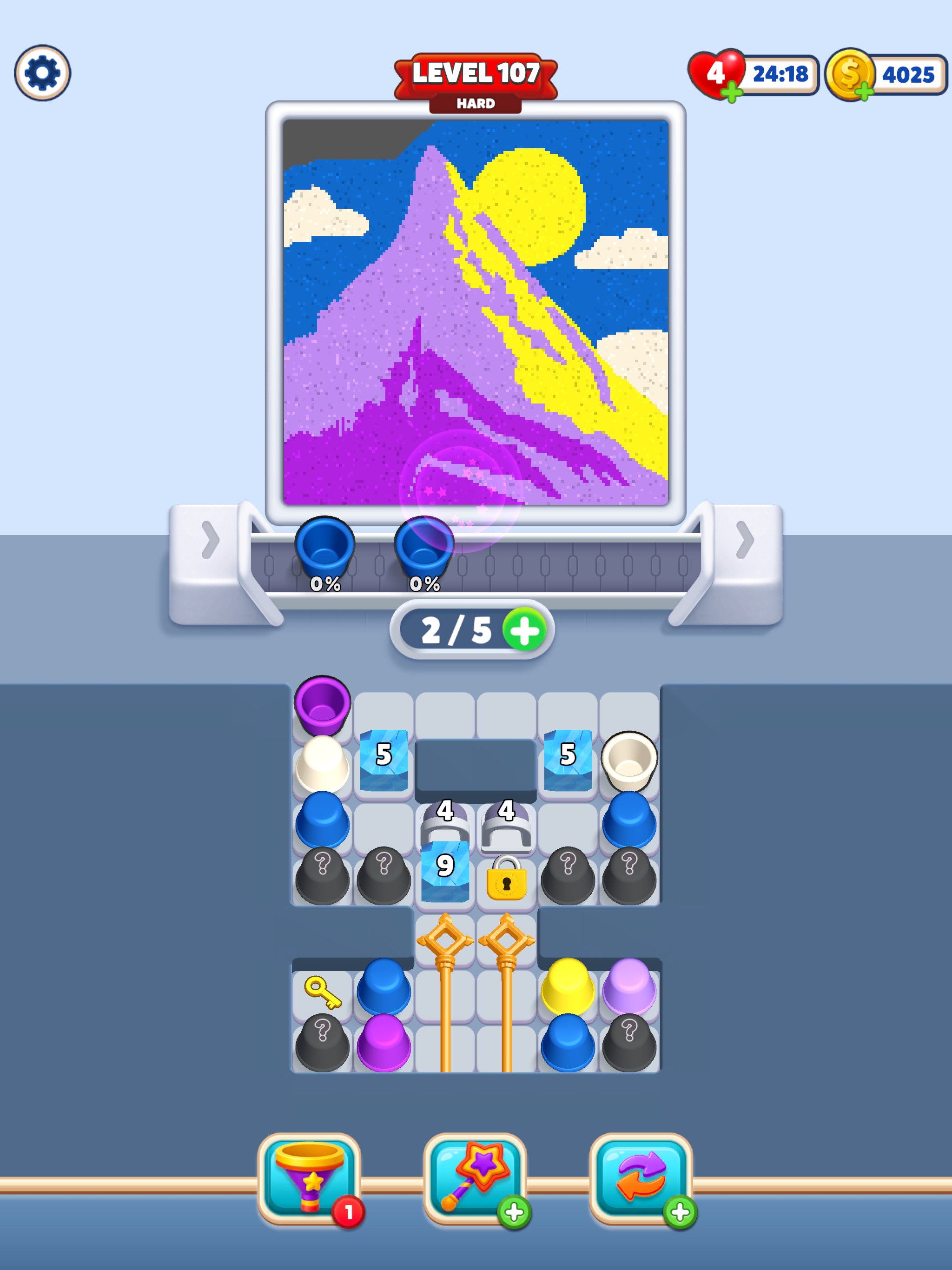 Sand Out: Color Sorting