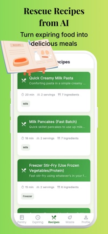 ZeroSpoil: Food Expiry Tracker iPhone screenshot