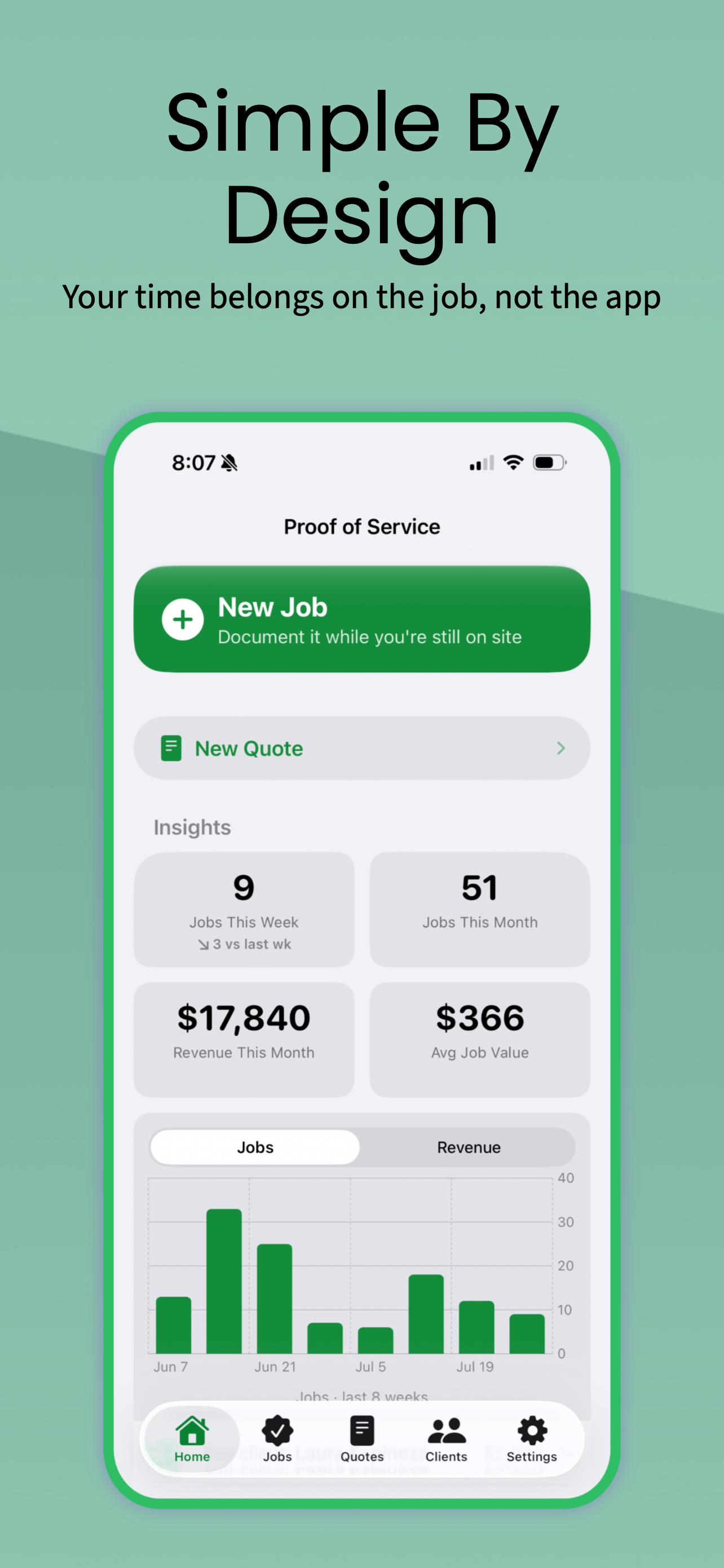 Proof of Service: Invoice PDF screenshot 8