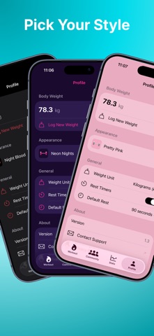 Baselyne - Gym Workout Planner screenshot