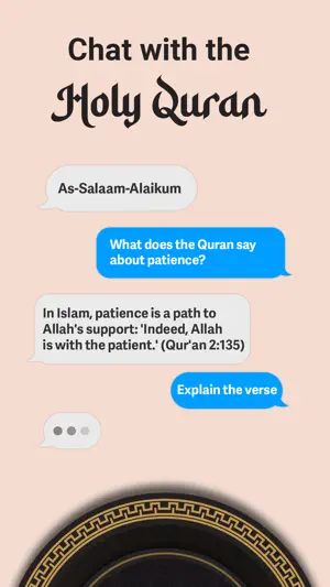 Quran Chat - Ask, Read, Pray screenshot 1