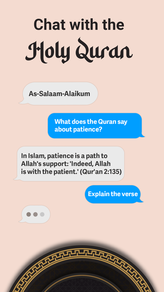 #1. Quran Chat - Ask, Read, Pray (iOS) By: Sabres Media LLC