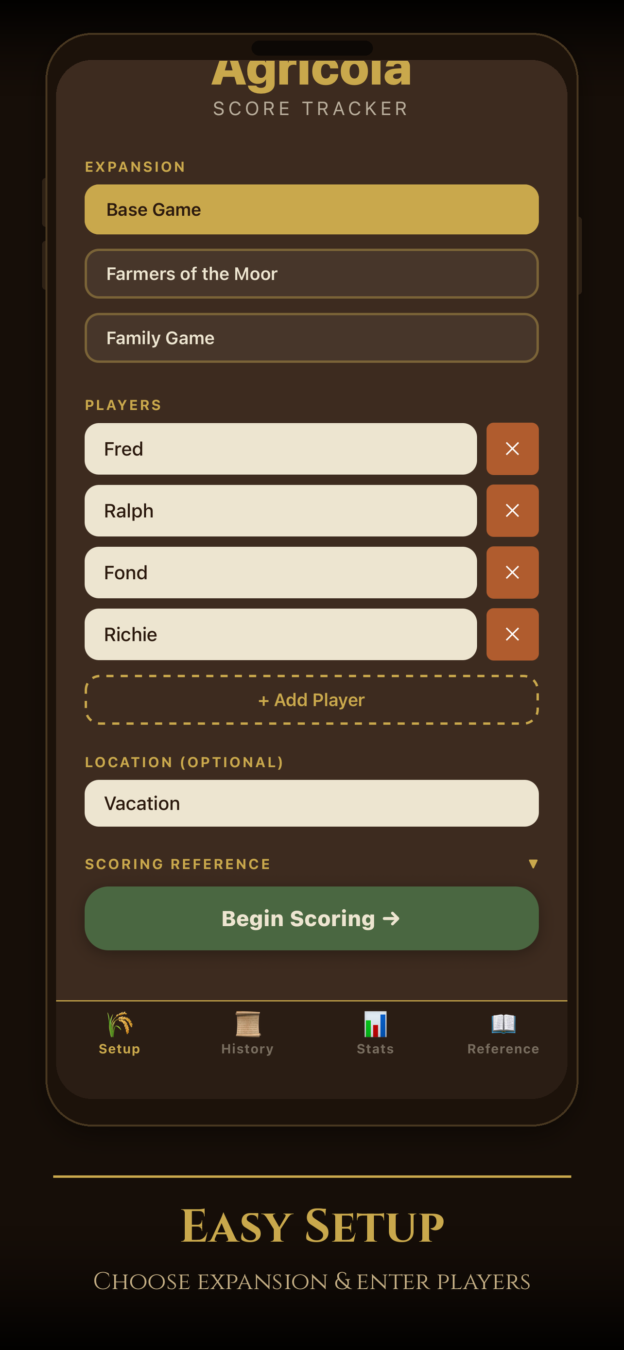 Scorekeeper for Agricola screenshot 2